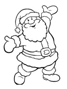 dibujos de santa claus