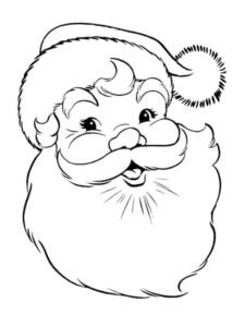 dibujos de santa claus