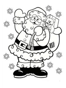 santa claus dibujos faciles