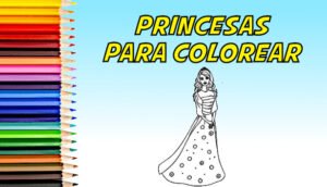 princesas para colorear