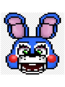 bonnie fnaf pixel art