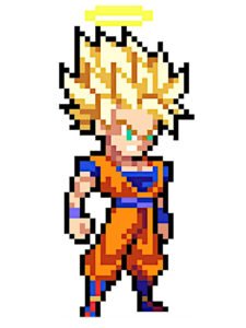 goku pixel art