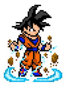 goku pixel art