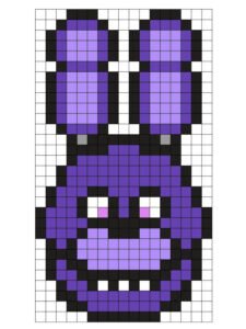 pixel art de fnaf