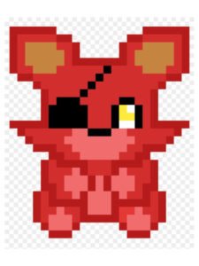 pixel art fnaf foxy