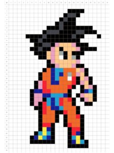 pixel art goku