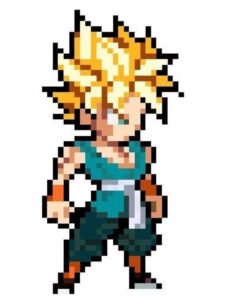 pixel art goku