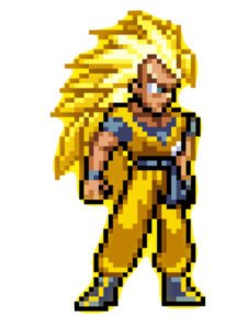 pixel art goku