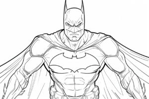 dibujos de batman para colorear