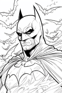 dibujos de batman para colorear