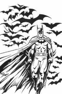 dibujo de batman