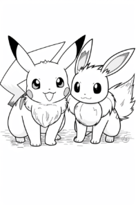 dibujo imagenes de pikachu