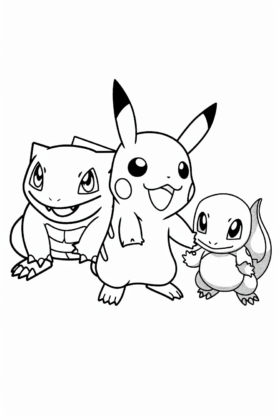 dibujo imagenes de pikachu
