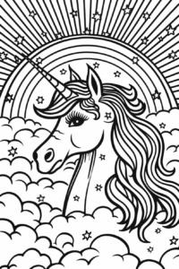 dibujos de unicornios para colorear