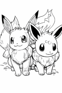 dibujos para colorear de pikachu