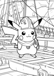 dibujos para colorear de pikachu