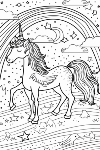 dibujos para colorear de unicornios