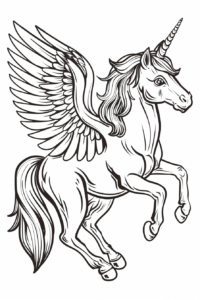 dibujos de unicornios para colorear