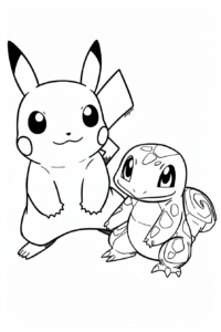 dibujos para colorear pikachu