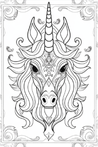 mandala unicornios