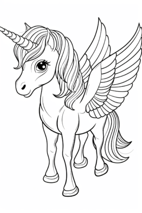 unicornio dibujo