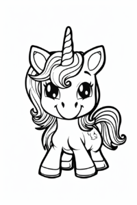 dibujos de unicornios para colorear