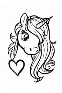 unicornios dibujos kawaii