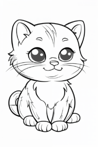 dibujos de animales kawaii para colorear