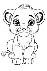 dibujos kawaii para colorear de animales